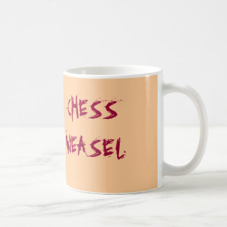 Café Taza de la comadreja del ajedrez