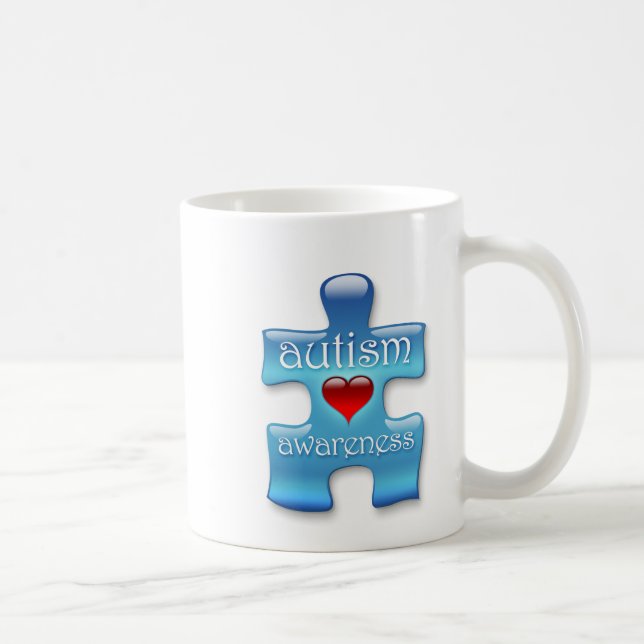 Café Taza de la conciencia del autismo (b) (Derecha)