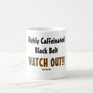 Café Taza de la correa negra