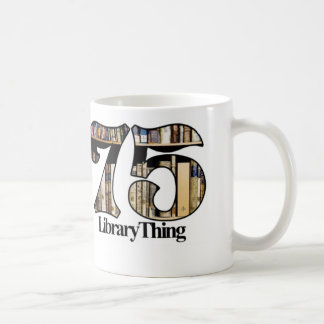 Café taza de la cosa de la biblioteca 75ers - ningún