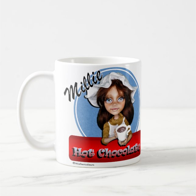 Café Taza de la criada de la leche de Millie (Izquierda)