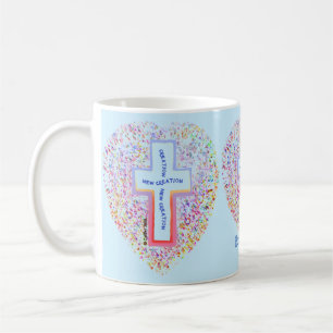 Café Taza de la Cruz Cristiana Nueva Creación