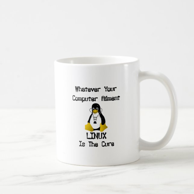 Café Taza de la curación de Linux (Derecha)
