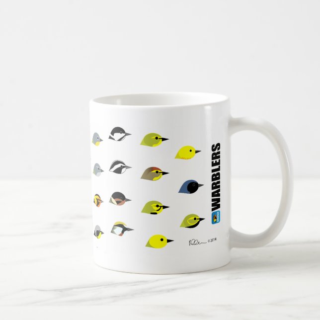Café Taza de la curruca de BirdFace (Derecha)