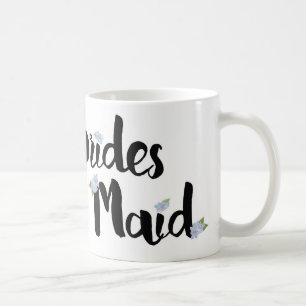 Café Taza de la dama de honor - Hydrangeas púrpuras