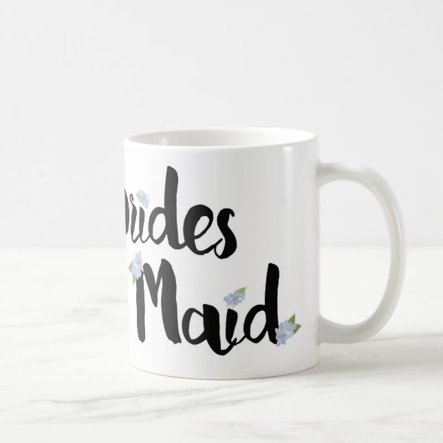 Café Taza de la dama de honor - Hydrangeas púrpuras (Derecha)