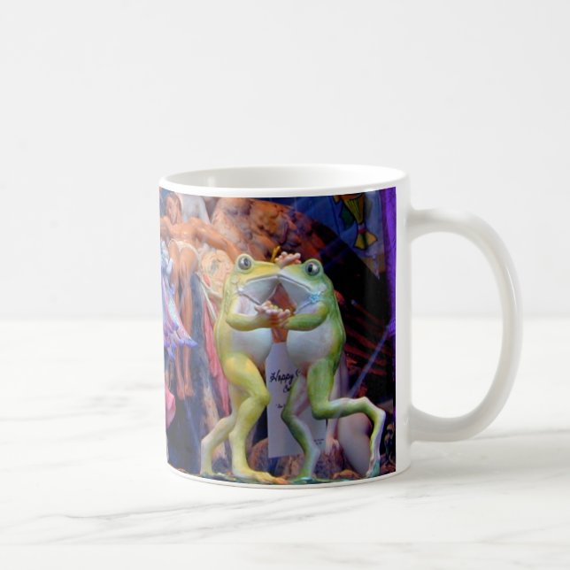 Café Taza de la danza de la rana (Derecha)