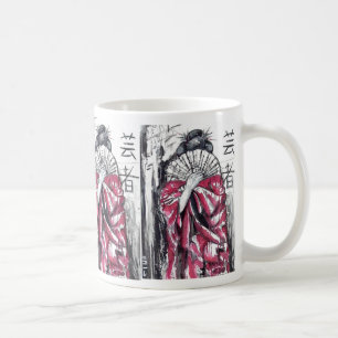 Café Taza de la danza del geisha