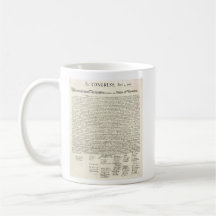 Taza de la Declaración de Independencia