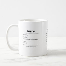 Café taza de la definición de frase canadiense común so