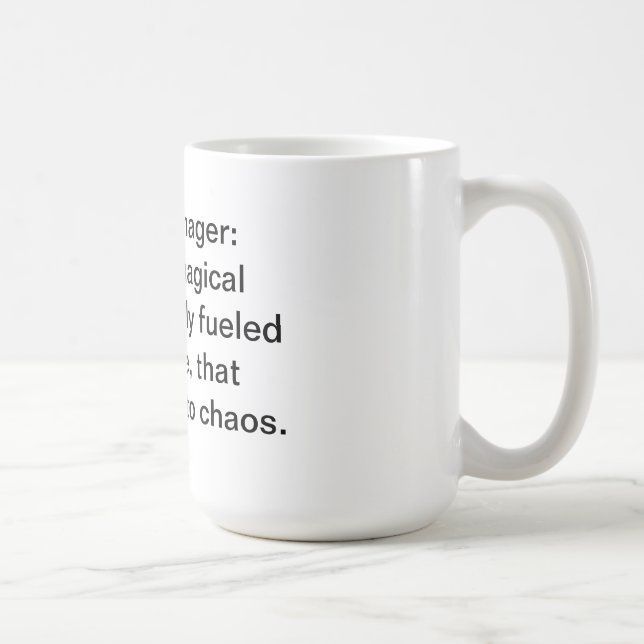 Café Taza de la definición del director de escena (Derecha)