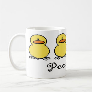 Café taza de la demostración de pío