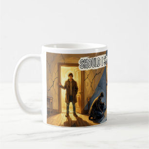 Café Taza de la Elección de Encrucijada ¿Debo Quedarme
