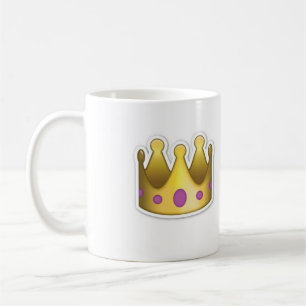 Café Taza de la emoji de la corona