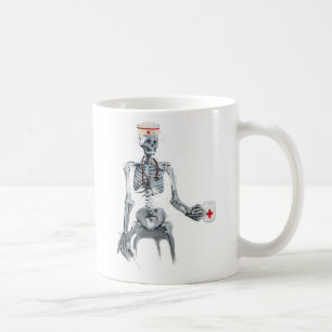 Café Taza de la enfermera del turno de noche
