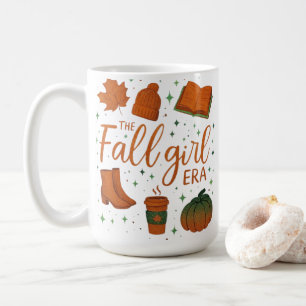 Café Taza de la era de la chica de otoño, regalo de cam