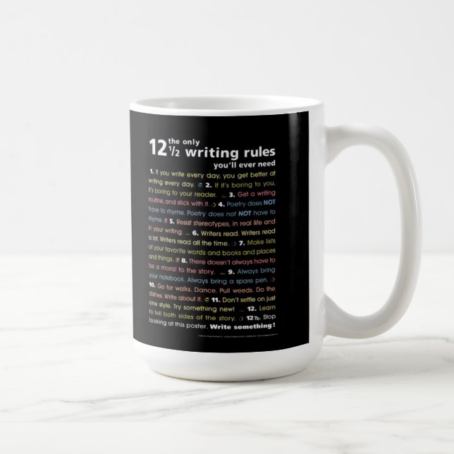 Café Taza de la escritura (Derecha)