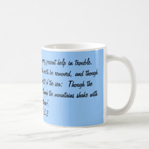 Café Taza de la escritura, 46:1 del salmo - 3