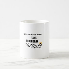 Café Taza de la escuela de Emoji Lindo