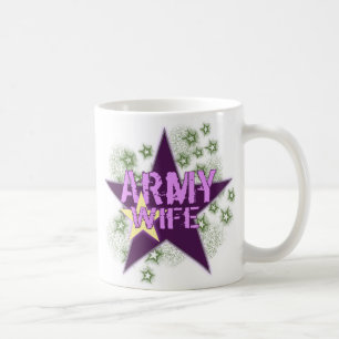 Café Taza de la esposa del ejército