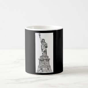 Café Taza de la Estatua de la Libertad Ciudad de Nueva 