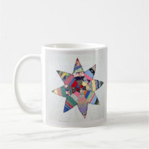 Taza de la estrella del remiendo