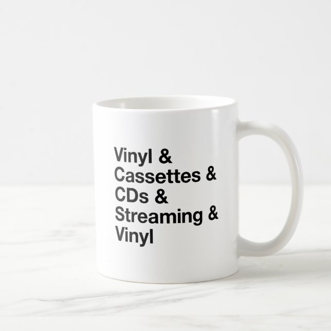 Café Taza de la evolución de la música (Derecha)