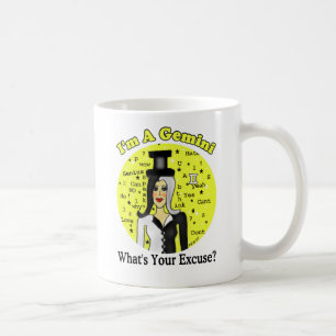 Café Taza de la excusa de los géminis