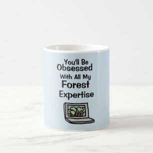 Café Taza de la experiencia del bosque