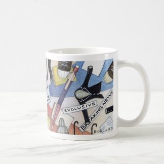 Café Taza de la fan de Raquel Maddow sin frontera azul