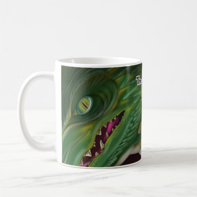 Café Taza de la fantasía del dragón de LASFS (Izquierda)