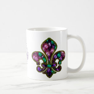 Café Taza de la flor de lis