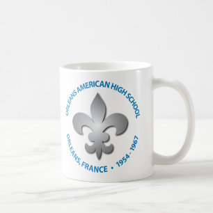 Café Taza de la flor de lis de OHS