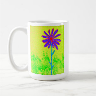 Café Taza de la flor salvaje