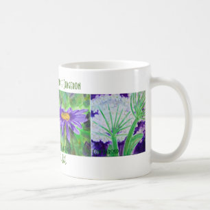 Café Taza de la flor salvaje