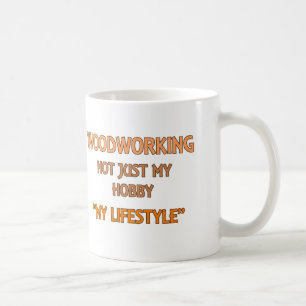 Café Taza de la forma de vida de la carpintería