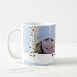 Café Taza de la foto del día de fiesta de la nieve de