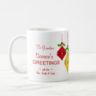 Café Taza de la foto del día de fiesta del navidad de