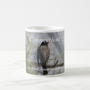 Café Taza de la foto del pájaro de estado de