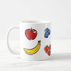 Café Taza de la fruta de la diversión