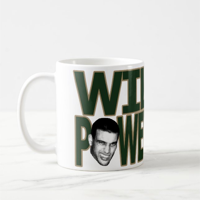 Café Taza de la fuerza de voluntad (Izquierda)