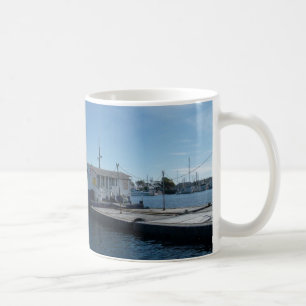 Café taza de la gabarra del cebo