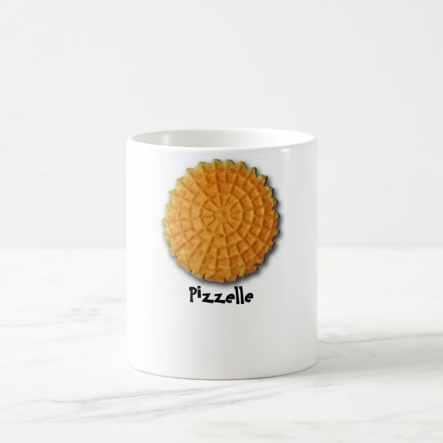 Café Taza de la galleta de Pizzelle (Centro)