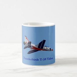 Café Taza de la garra de los Thunderbirds T-38