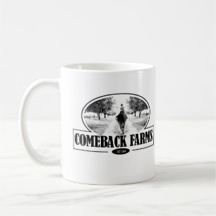 Café Taza de la granja de la reaparición