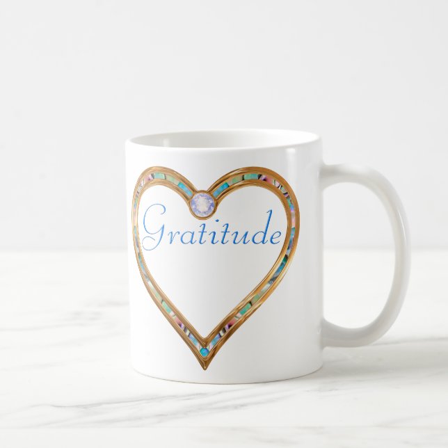 Café Taza de la gratitud (Derecha)