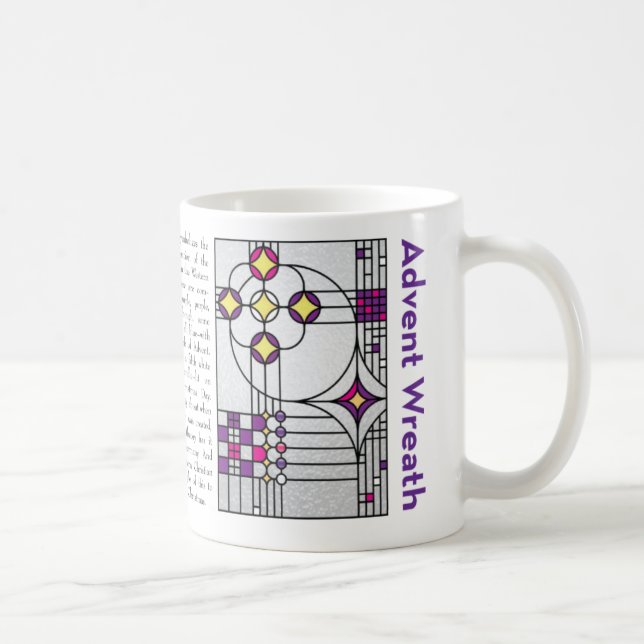 Café Taza de la guirnalda del advenimiento (Derecha)