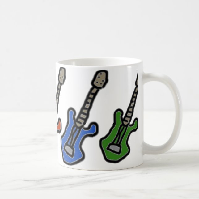 Café Taza de la guitarra (Derecha)