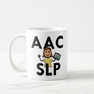 Café Taza de la hembra de AAC SLP