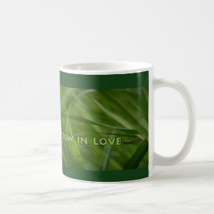 Café Taza de la hierba verde